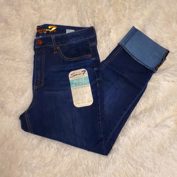 Seven7 Denim - NWT Seven7 High Rise Slim Straight Jeans 12